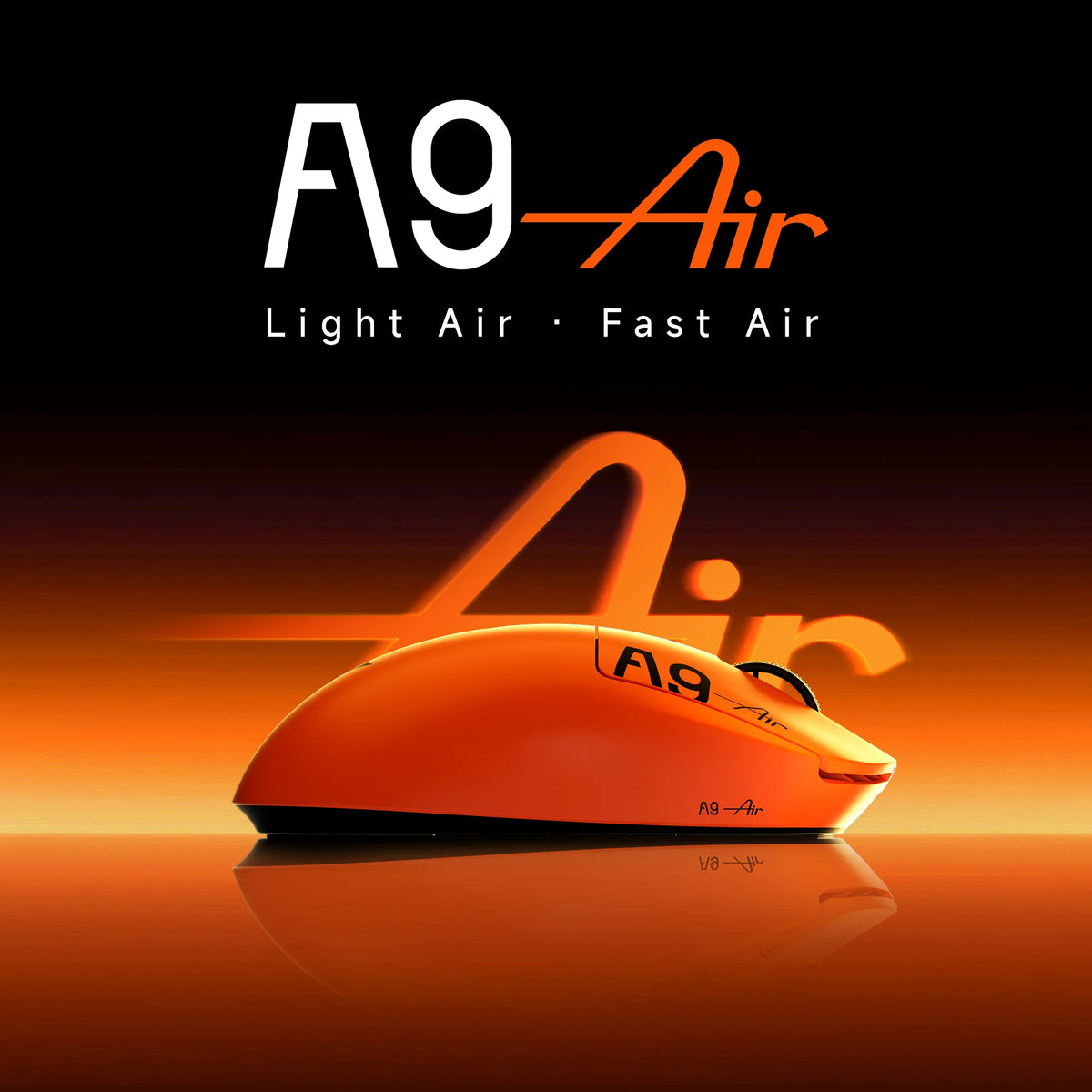 ATK A9 Air Ultimate Wireless Gaming Mouse Tri-Model Dual 8KHz PAW3950UItra 800mAh 42000DPI 750IPS Lightweight Ergonomic E-sports